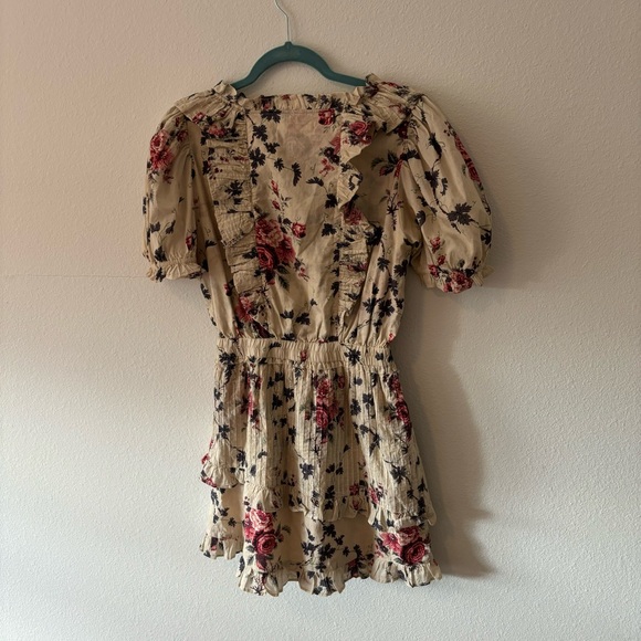 LoveShackFancy Sutton Mini Dress Floral - Picture 9 of 9